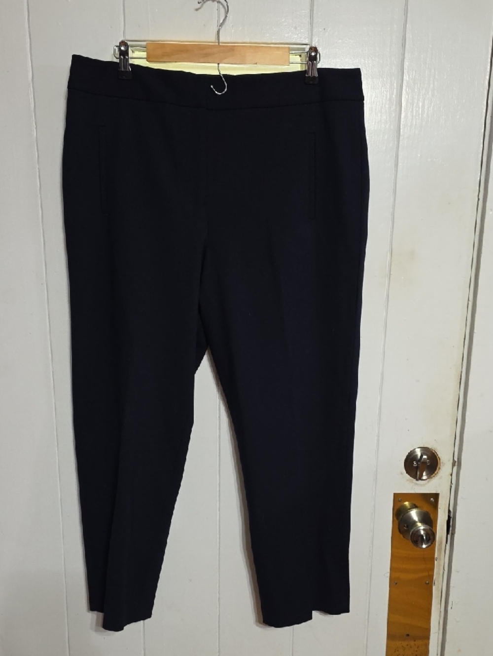 Bar III Women's Dress Pants Trousers Navy? Pockets Stretch Sz 16 EUC **READ**